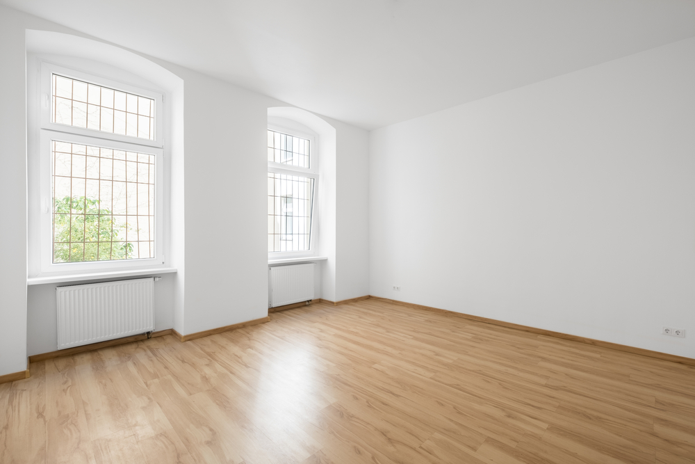 Dit is het resultaat van bouwbehang laten aanbrengen in je nieuwbouwwoning in Alphen aan den rijn.