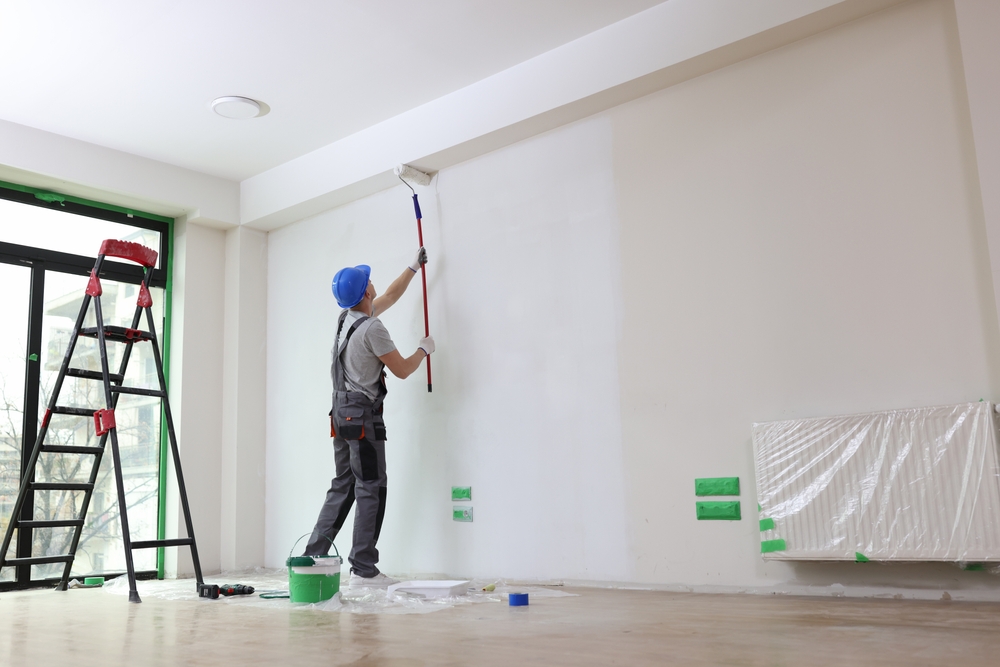 Dit is het resultaat van scanbehang laten aanbrengen in je nieuwbouwwoning in Alphen aan den rijn.