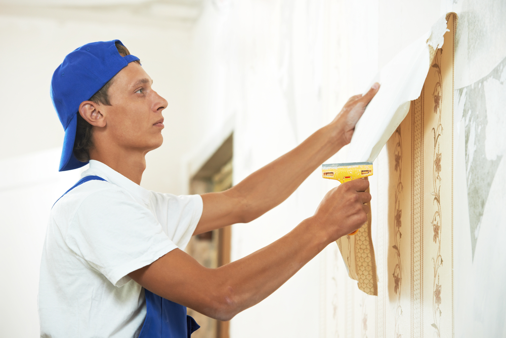 Behang verwijderen in een woning in Alphen aan den rijn? Huur onze behang verwijderaars in. Zij werken snel en veroorzaken geen schade aan je muren.